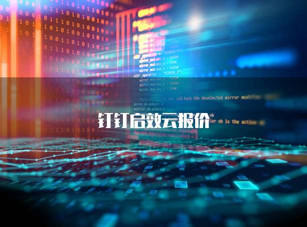 钉钉启效云报价