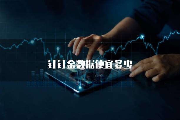 钉钉金数据便宜多少