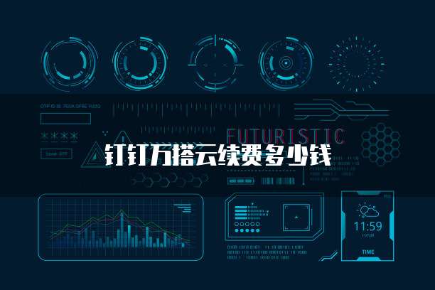 钉钉万搭云续费多少钱