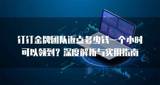 钉钉金牌团队返点多少钱一个小时可以领到?深度解析与实用指南