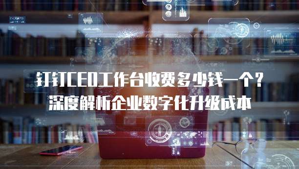 钉钉CEO工作台收费多少钱一个?深度解析企业数字化升级成本