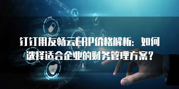 钉钉用友畅云ERP价格解析：如何选择适合企业的财务管理方案？