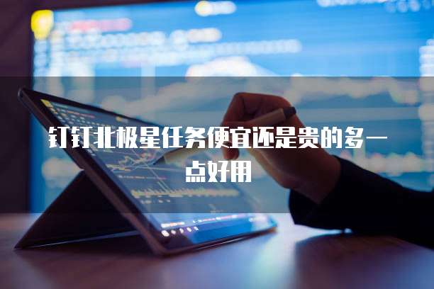 钉钉北极星任务便宜还是贵的多一点好用