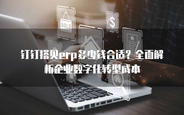 钉钉搭贝erp多少钱合适?全面解析企业数字化转型成本