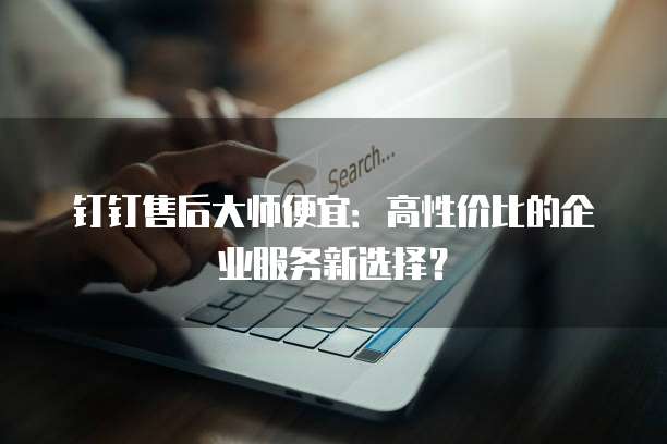钉钉售后大师便宜:高性价比的企业服务新选择?