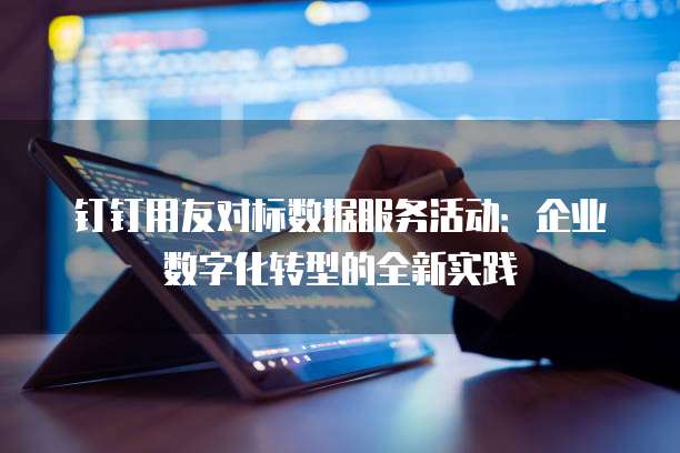 钉钉用友对标数据服务活动:企业数字化转型的全新实践