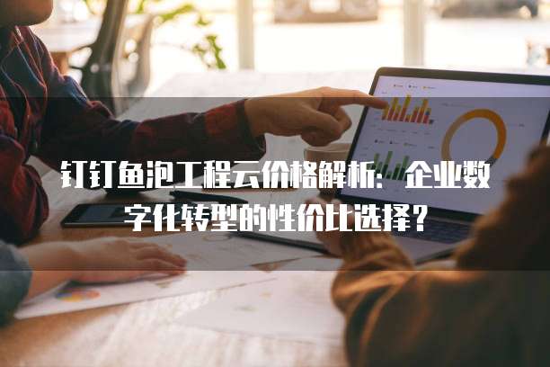钉钉鱼泡工程云价格解析:企业数字化转型的性价比选择?