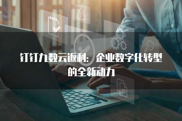 钉钉九数云返利:企业数字化转型的全新动力