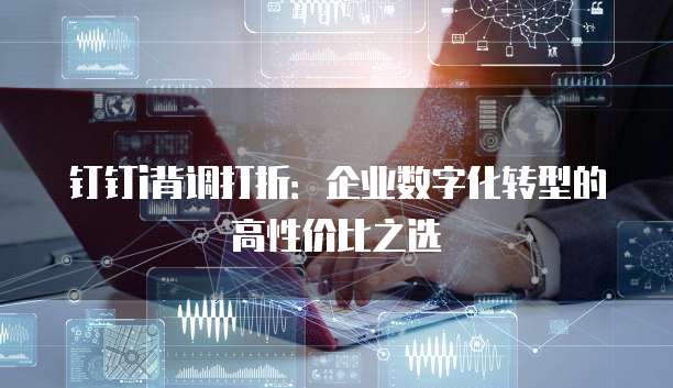 钉钉i背调打折:企业数字化转型的高性价比之选