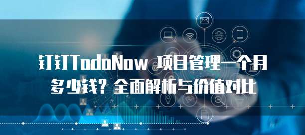 钉钉TodoNow 项目管理一个月多少钱?全面解析与价值对比