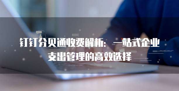 钉钉分贝通收费解析:一站式企业支出管理的高效选择