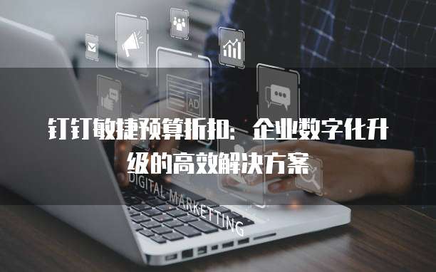 钉钉敏捷预算折扣:企业数字化升级的高效解决方案