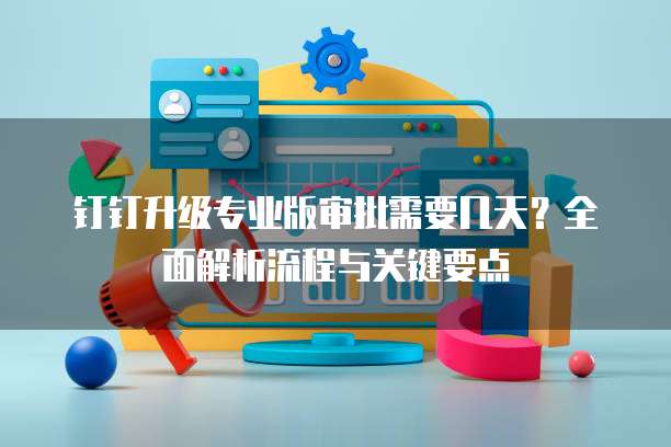 钉钉升级专业版审批需要几天?全面解析流程与关键要点