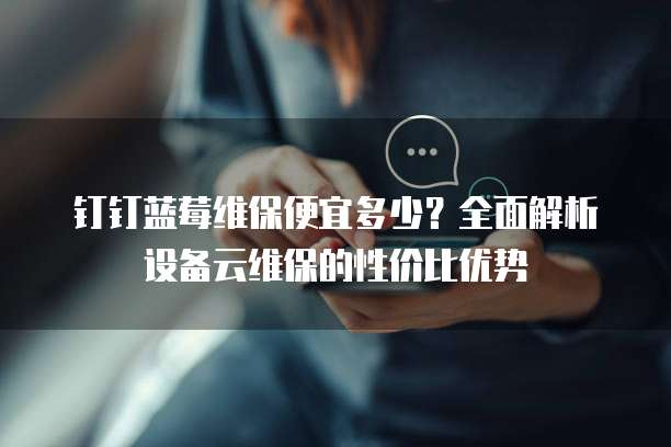 钉钉蓝莓维保便宜多少？全面解析设备云维保的性价比优势