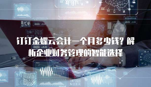 钉钉金蝶云会计一个月多少钱?解析企业财务管理的智能选择
