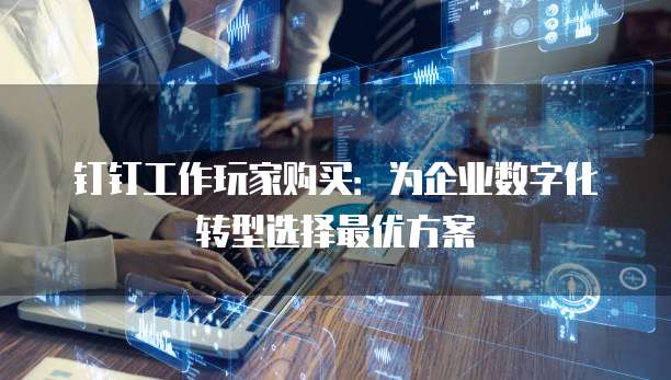钉钉工作玩家购买:为企业数字化转型选择最优方案