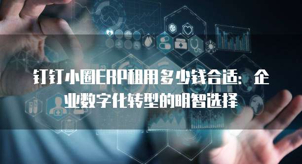 钉钉小圈ERP租用多少钱合适:企业数字化转型的明智选择