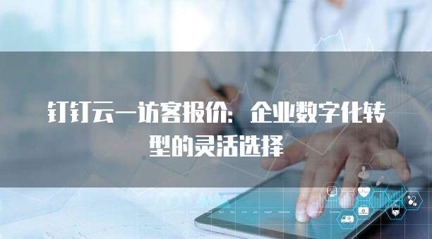 钉钉云一访客报价:企业数字化转型的灵活选择