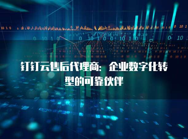 钉钉云售后代理商：企业数字化转型的可靠伙伴