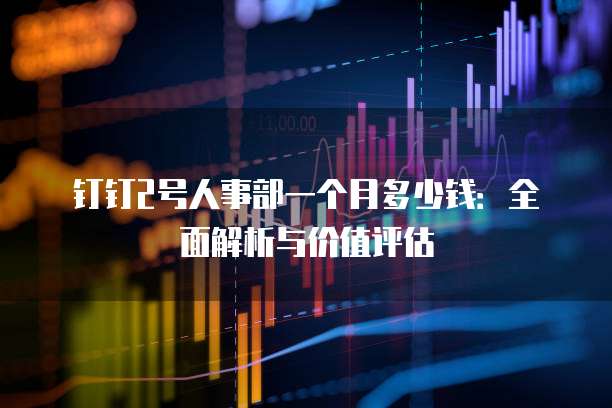 钉钉2号人事部一个月多少钱:全面解析与价值评估