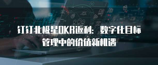 钉钉北极星OKR返利:数字化目标管理中的价值新机遇