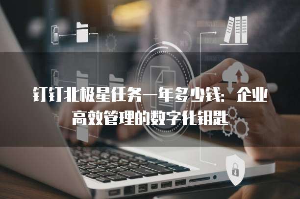 钉钉北极星任务一年多少钱:企业高效管理的数字化钥匙