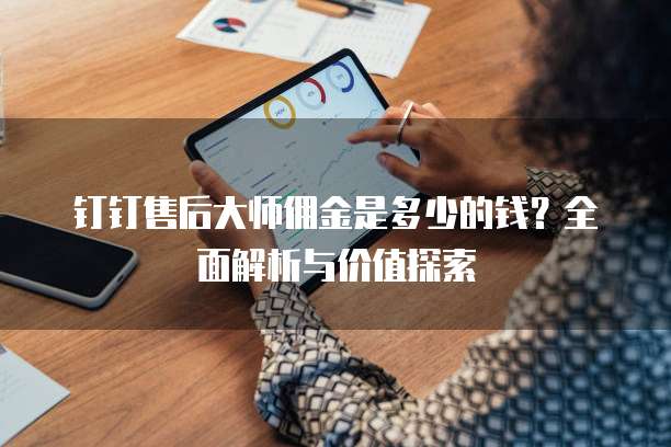 钉钉售后大师佣金是多少的钱?全面解析与价值探索