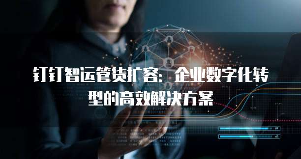 钉钉智运管货扩容:企业数字化转型的高效解决方案