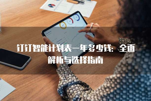 钉钉智能计划表一年多少钱:全面解析与选择指南