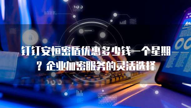 钉钉安恒密盾优惠多少钱一个星期?企业加密服务的灵活选择