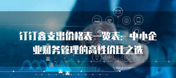 钉钉鑫支出价格表一览表:中小企业财务管理的高性价比之选