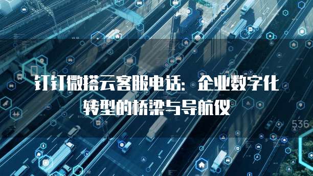 钉钉微搭云客服电话：企业数字化转型的桥梁与导航仪