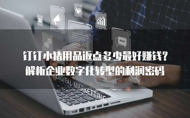 钉钉小猪用品返点多少最好赚钱?解析企业数字化转型的利润密码
