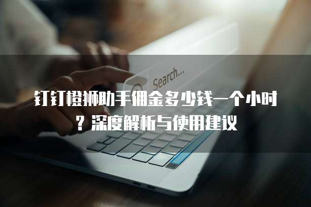 钉钉橙狮助手佣金多少钱一个小时?深度解析与使用建议