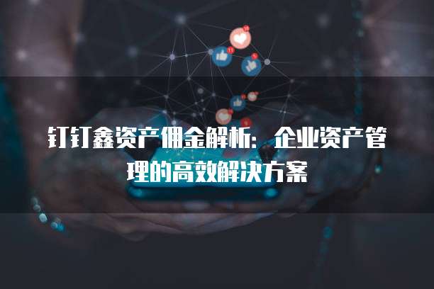 钉钉鑫资产佣金解析:企业资产管理的高效解决方案