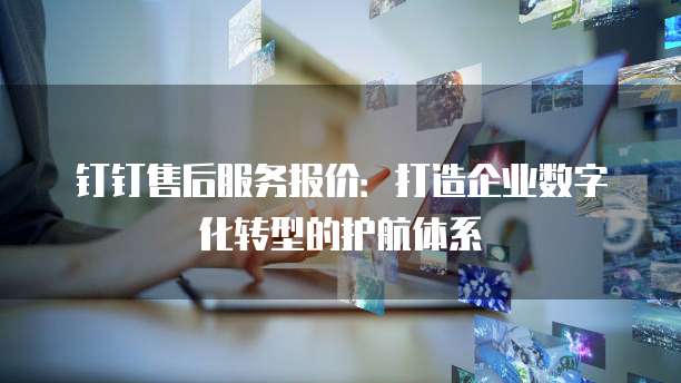 钉钉售后服务报价:打造企业数字化转型的护航体系