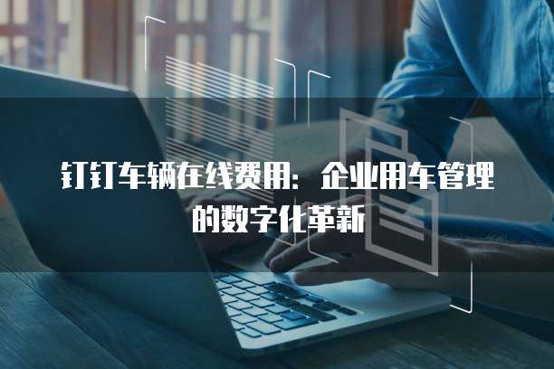 钉钉车辆在线费用:企业用车管理的数字化革新