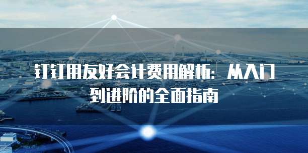 钉钉用友好会计费用解析：从入门到进阶的全面指南