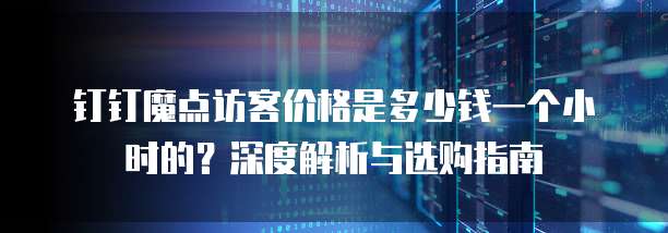 钉钉魔点访客价格是多少钱一个小时的?深度解析与选购指南
