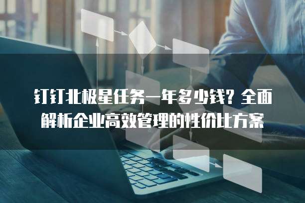 钉钉北极星任务一年多少钱?全面解析企业高效管理的性价比方案