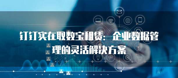 钉钉实在取数宝租赁:企业数据管理的灵活解决方案