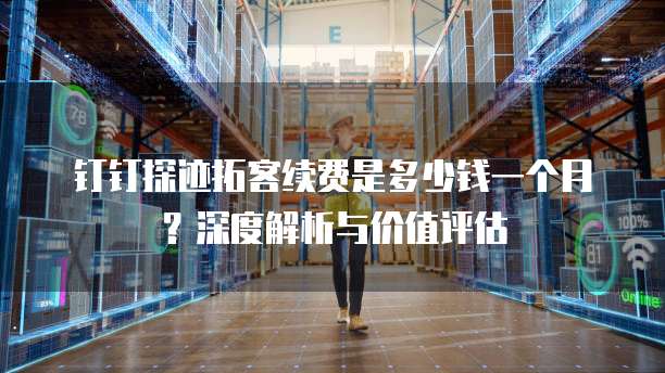 钉钉探迹拓客续费是多少钱一个月?深度解析与价值评估