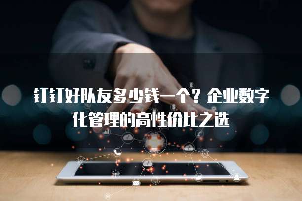 钉钉好队友多少钱一个?企业数字化管理的高性价比之选