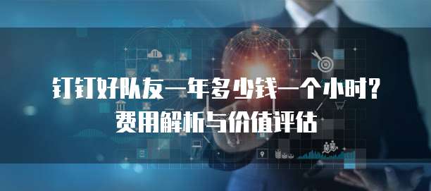 钉钉好队友一年多少钱一个小时?费用解析与价值评估