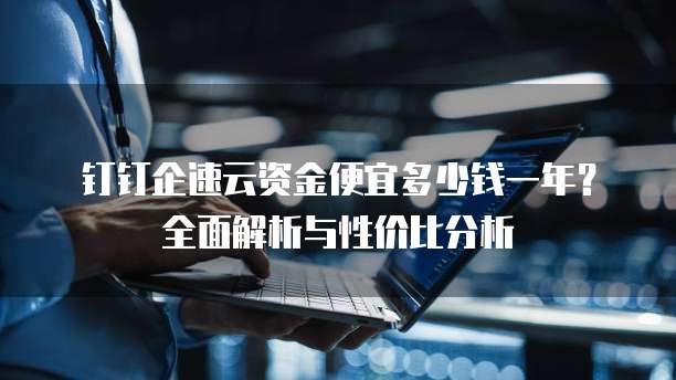 钉钉企速云资金便宜多少钱一年？全面解析与性价比分析