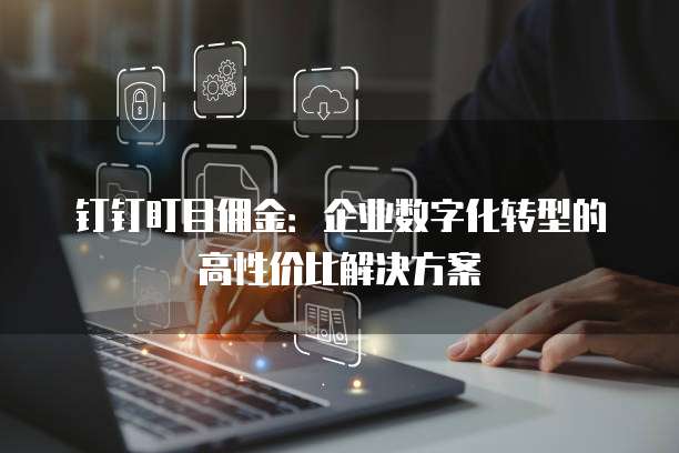 钉钉盯目佣金:企业数字化转型的高性价比解决方案