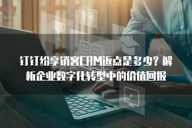 钉钉纷享销客CRM返点是多少?解析企业数字化转型中的价值回报