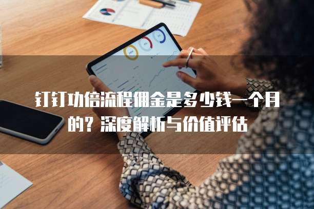 钉钉功倍流程佣金是多少钱一个月的?深度解析与价值评估