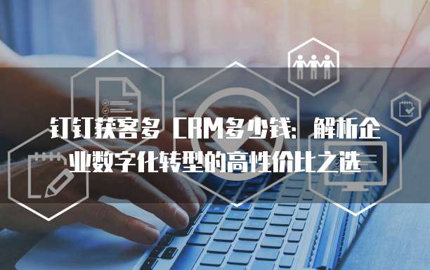 钉钉获客多 CRM多少钱:解析企业数字化转型的高性价比之选