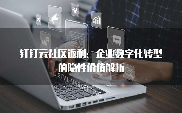 钉钉云社区返利:企业数字化转型的隐性价值解析